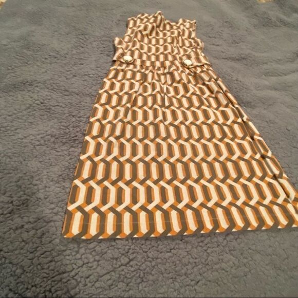 Banana Republic Retro Sleeveless Dress Sz 0 - Picture 6 of 9